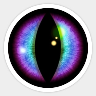 Multi-colored Dragon Eye Sticker